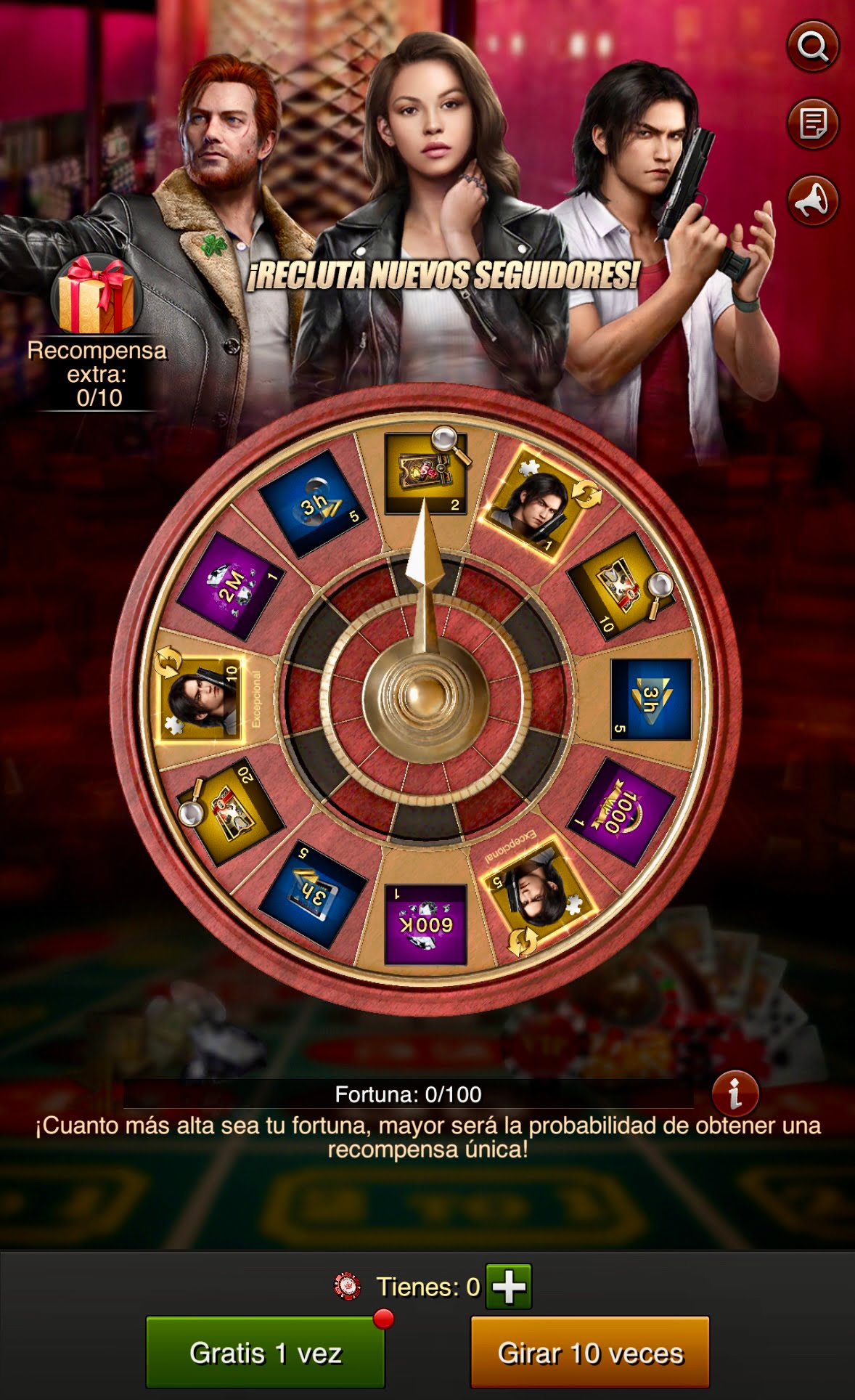 The Grand Mafia Top Ruleta de Seguidores